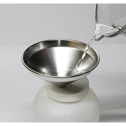 TRUSCO Stainless Steel Funnel, Upper Diameter φ120 x Lower Diameter φ15, Leg Length 45, Total Length 97mm, SRT120, 1 pc
