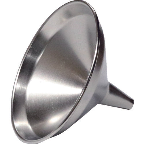TRUSCO Stainless Steel Funnel, Upper Diameter φ150 x Lower Diameter φ15, Leg Length 45, Total Length 110mm, SRT150, 1 pc