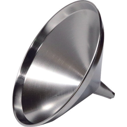 TRUSCO Stainless Steel Funnel, Upper Diameter φ210 x Lower Diameter φ15, Leg Length 45, Total Length 138mm, SRT210, 1 pc