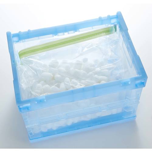 TRUSCO 密封ジッパー袋 20L用コンテナインナー用 5枚入 幅560×深さ400×マチ220 KTI20L 1 袋