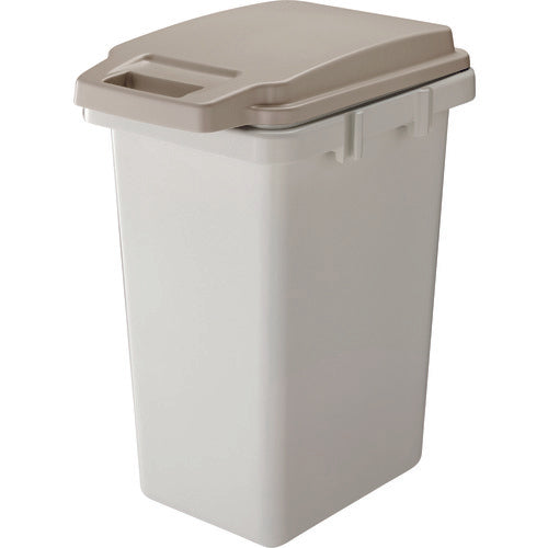 TRUSCO 連結ワンハンドパッキンペール 70L ベージュ TRHPP-70-BG 1 個