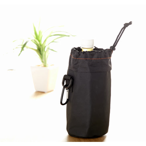 TRUSCO ペットボトルホルダー カラビナ付き ブラック TPC-BK 1 個