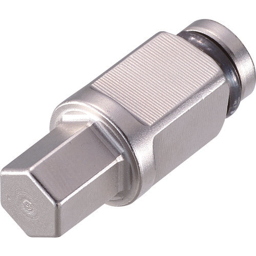 TONE ドライバービットソケット ヘキサゴンビット 差込角9.5mm 全長27.5mm BIT3-H08 1 個