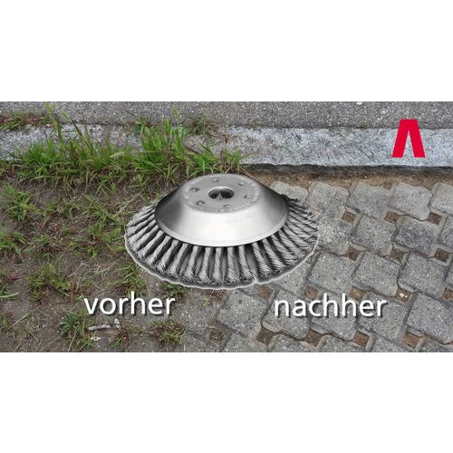 LESSMANN 刈払機専用ブラシ Φ170 スチール 線径0.5 475251JP 1 個