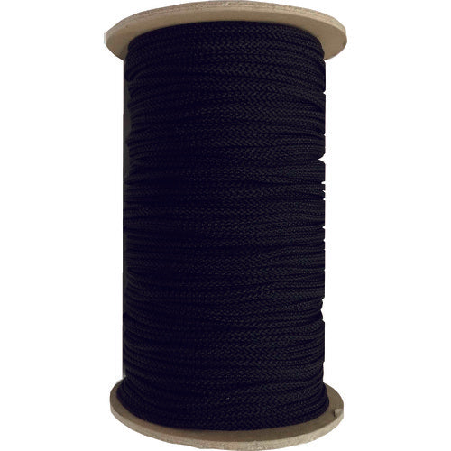 ユタカメイク 江戸打ち紐 黒 約3mm×130m PAR-8024 1 巻