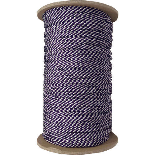 ユタカメイク 江戸打ち紐 紫白 約3mm×130m PAR-8033 1 巻