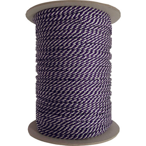 유타카 메이크 에도 치는 끈 보라색 흰색 약 4mm × 130m PAR-8133 1 권