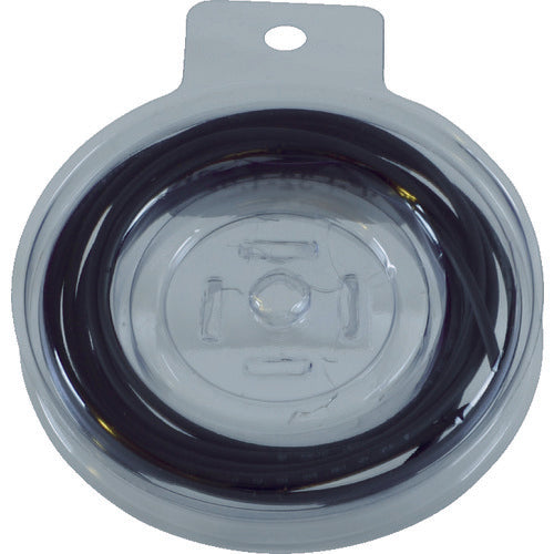 TRUSCO Heat Shrink Tube, Shrinkage Ratio 2:1, Black, 8mm, 2m, TRP16.8-8.0-2MBK, 1 pc