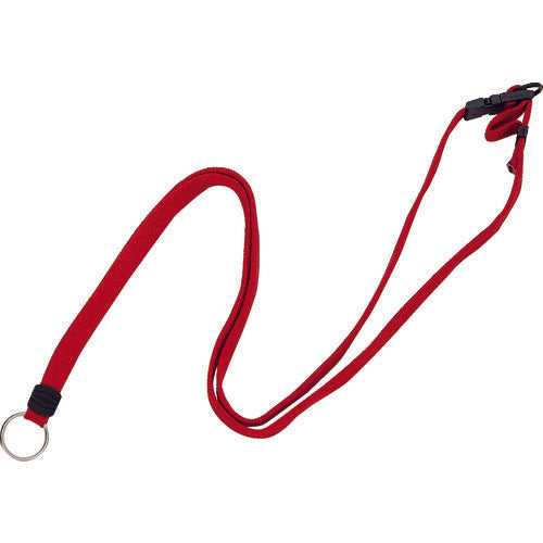 TRUSCO リールクリップ名札用ストラップ 赤 TNH-L-R 1 本
