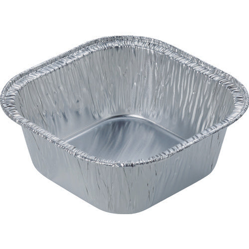 TRUSCO 使い捨てアルミ容器 角深型 20枚入 270CC SD1127B2 1 袋