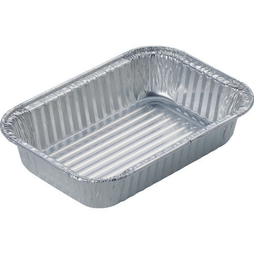 TRUSCO 使い捨てアルミ容器 角浅型 20枚入 190CC SS1319B2 1 袋