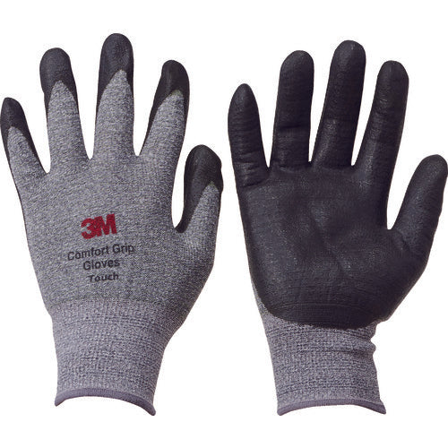 3M Comfort Grip Gloves, Touch Type, M Size, GLOVE TOUCH M, 1 Pair