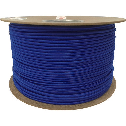 ユタカメイク タイトゴムロープドラム巻 6mm×200m ブルー PRT-30 1 巻