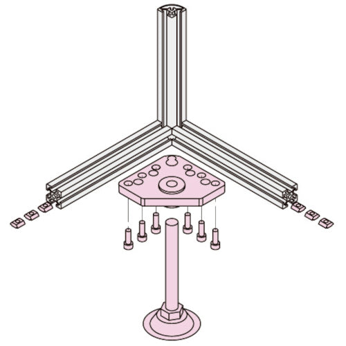 TRUSCO TSF20, 30용 조정판 DC SS-S TSFK925 1개