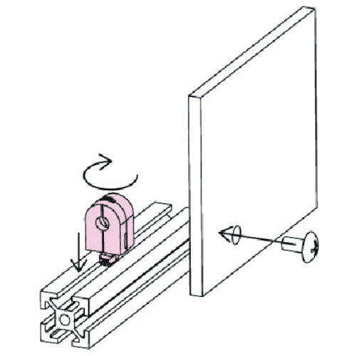 TRUSCO TSF40用カバーホルダーL キャップ付 TSFAKH7 1 個