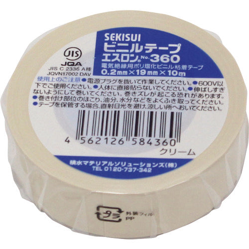 세키스이 에슬론 테이프 #360 19×10 크림 V360Q1N 1권