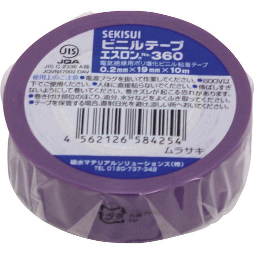 Sekisui Eslon Tape #360 19x10 Purple V360E1N 1 roll