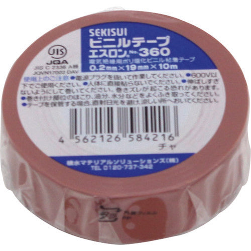 Sekisui Eslon Tape #360 19x10 Brown V360B1N 1 roll