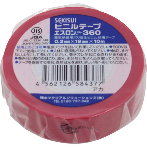 세키스이 에슬론 테이프 #360 19×10 레드 V360R1N 1권