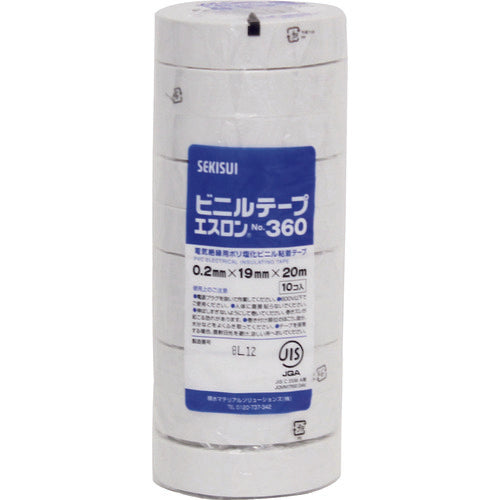Sekisui Eslon Tape #360 19 x 20 White V360W2N 1 roll