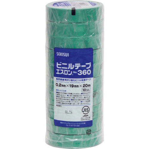 Sekisui Eslon Tape #360 19x20 Green V360M2N 1 roll