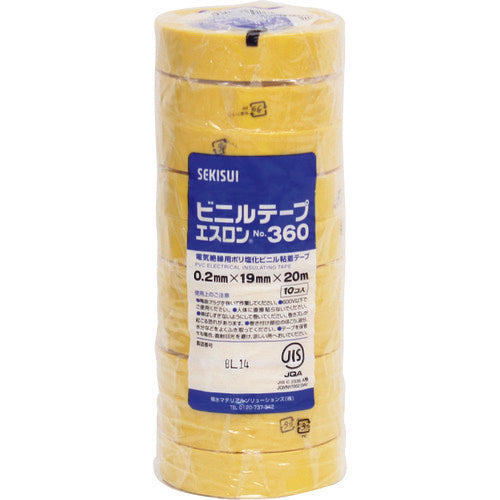 Sekisui Eslon Tape #360 19 x 20 Yellow V360Y2N 1 roll