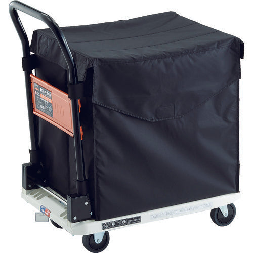 TRUSCO Plastic Cart Cartio (Steel Handle Type) CHB Hand Truck Box with Plastic Stopper White MPK-720-W-JS-CHB 1 Unit