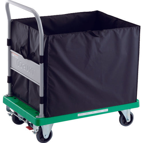 TRUSCO 수지 대차 그란 카트 CHBA 핸드 트럭 박스 부착 스토퍼 부착 900X605 TP902S-CHBA 1대