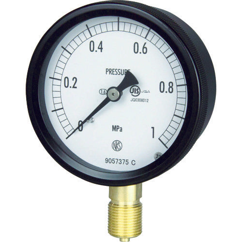 長野 密閉形圧力計 A枠立型 Φ75 最小目盛0.002 BC10-131-0.1MP 1 個