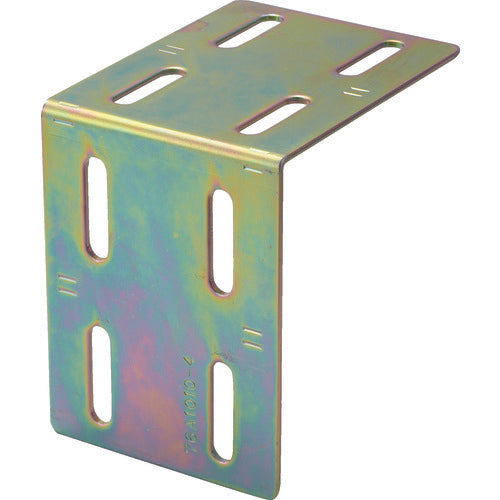 TRUSCO 조인트 쇠장식 76형 L 크로메이트 76X100 구멍수 8 TK76-L4CMA 1개