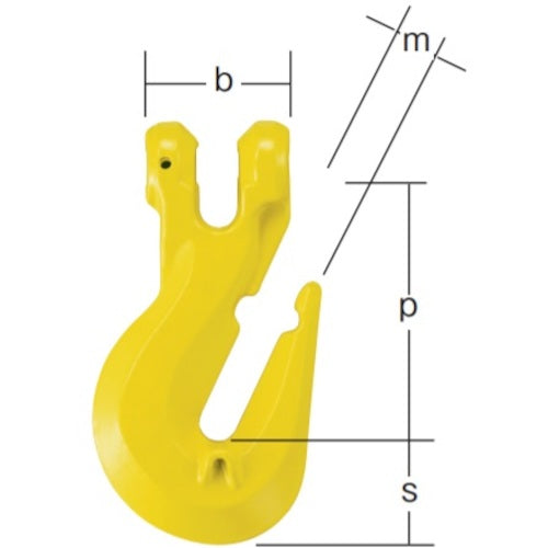 KITO チェンスリング カナグ部材(ピンタイプ) グラブフックVGG 基本使用荷重5.2t VGG13 1 個