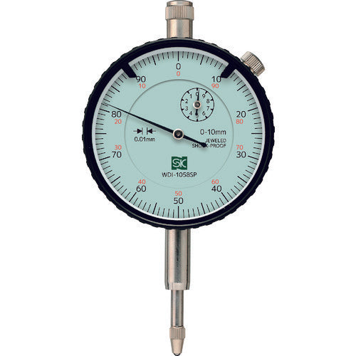 SK 표준형 다이얼 게이지 눈금 0.01mm 측정 범위 5mm WDI-1058SP 1대