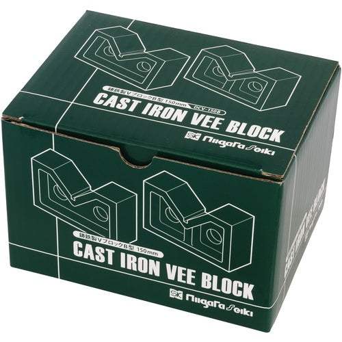 SK 鋳鉄製Vブロック B型 150mm DCV-150B 1 組