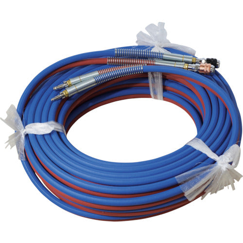 SUZUKID Thin-diameter twin gas hose Oxygen inner diameter 5φ / Acetylene inner diameter 5φ 20m W-291 1 S