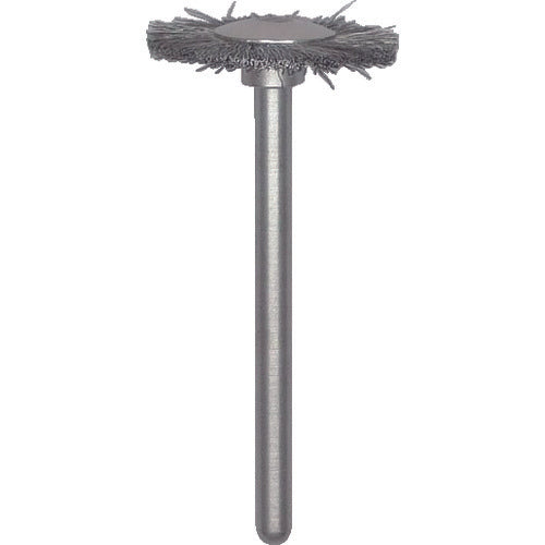 TRUSCO 평형 브러쉬 스테인리스 선 0.08X 외경 Φ20X축 Φ3 203H-14 1개