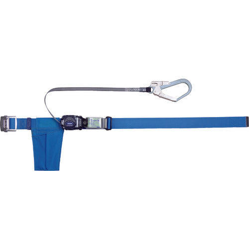TRUSCO 권취식 몸통 벨트형 추락 제지용 기구 폭 50mmX 길이 1200mm 블루 GR-590A-B 1개