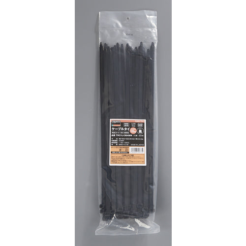 TRUSCO 케이블 타이 폭 7.8mmX364mm 최대 결속 Φ105 내후성 50개입 TRCVJ-364WW 1봉