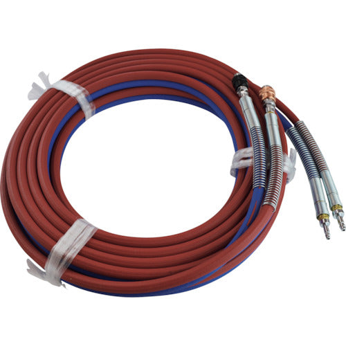 SUZUKID Thin-diameter twin gas hose Oxygen inner diameter 5φ / Acetylene inner diameter 5φ 10m W-290 1 S