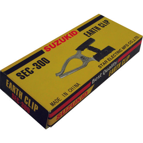 SUZUKID アースクリップ 300A 箱入 SEC-300 1 個