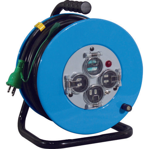 NICHIDO 전공 드럼 옥외형 플랫 드럼 누전 보호 전용 차단기 부착 30m XW-EB33 1대