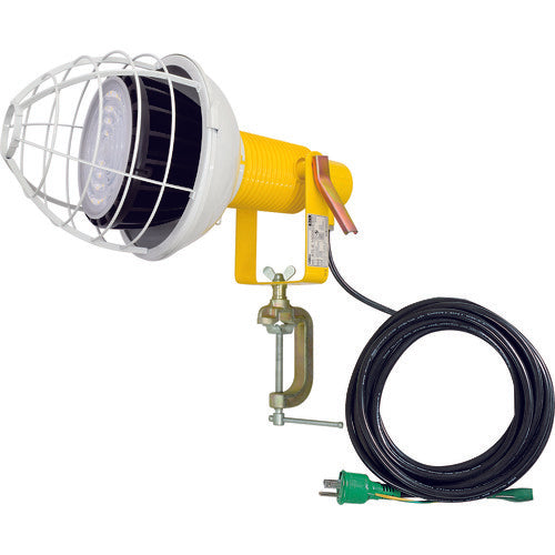 NICHIDO エコビックLED投光器100W 作業用 スポット 昼白色 アース付 電線5m ATL-E10005J-S-50K 1 台