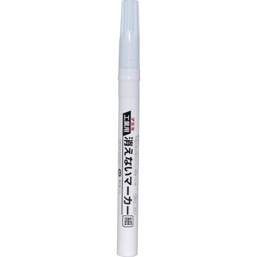 Fueki Industrial Indelible Marker, Fine Point, White, KGMS-1, 1 pc