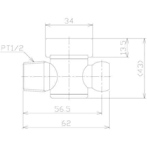 NIKKI Coolant System 1/2 Valve Male Thread PT1/2 (2 pieces) 84723 1 bag