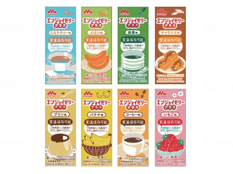 Morinaga Milk Industry Clinico Enjoy Jelly Plus Case 8 Types 30 Pieces Set