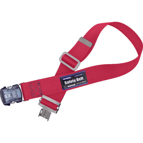 TSUYORON 몸통 벨트만 원터치 버클 레드 M 사이즈 폭 50MM×길이 1200MM TUB-SOTN-RM-BP 1개