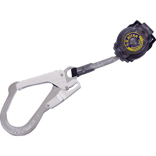 TSUYORON 胴ベルト型墜落制止用器具用補助ロープ ロック機構付き 巻取式SRリトラ TBL-AR-SRBT-5931-BP 1 本