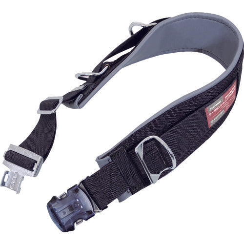 TSUYORON 워크 포지셔닝 기구용 몸통 보조 벨트 경량형 퀵 S 벨트 TD 블랙 M사이즈 WP-TD-OT120-BLK-M-BP 1개