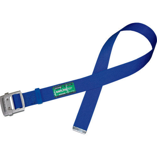 TSUYORON 몸통 벨트 전용 알루미늄 슬라이드 버클 블루 L 사이즈 폭 50MM×길이 1400MM TUB-NS5N-BL4-L-BP 1개