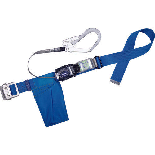TSUYORON Body Belt Type Fall Arrest Device (Retractable Type) Retra Blue L Size: 1400mm TB-RL-593-BL4-L-BP 1 Piece