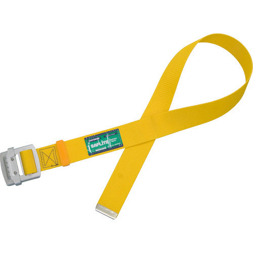 TSUYORON 胴ベルトのみ アルミスライドバックル 黄 Mサイズ 幅50MM×長さ1200MM TUB-NS5N-Y-M-BP 1 本